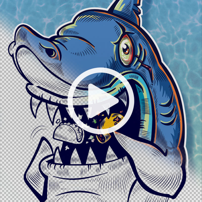 Process Video of Vector Illustration © Jack Suter. All rights reserved.