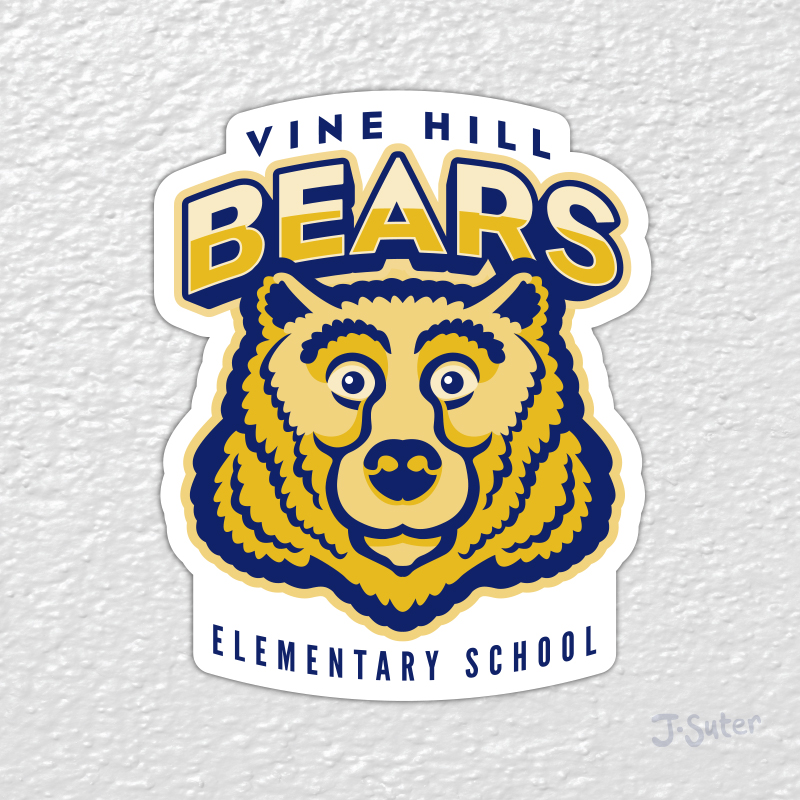 Bears Mascot Logo © Jack Suter. All rights reserved.