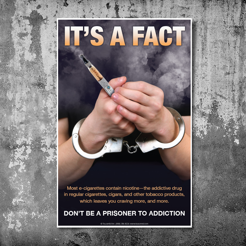 Don’t Be A Prisoner To Addiction Poster Design © Jack Suter. All rights reserved.