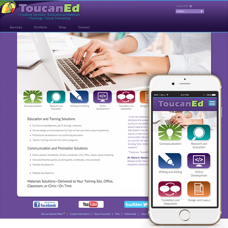 ToucanEd Website, Branding, and Product Design © Jack Suter. All rights reserved.