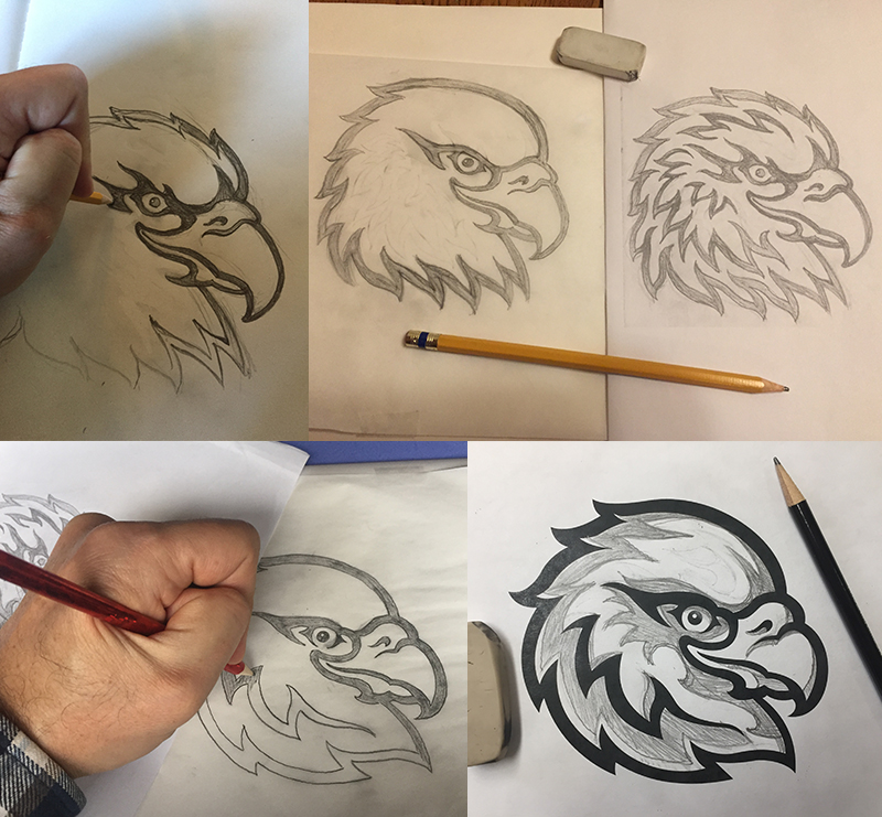 Eagles Mascot Logo | JSG Graphic Design Studio